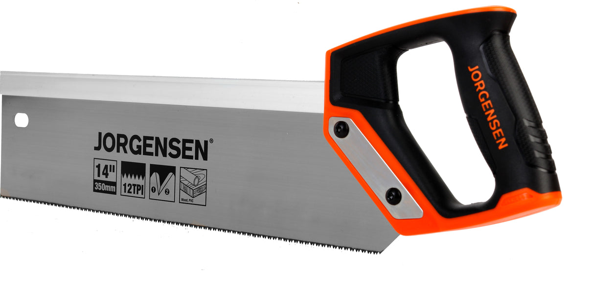 Pony Jorgensen 14in Tenon Saw with 12TPI fine cut teeth in action
