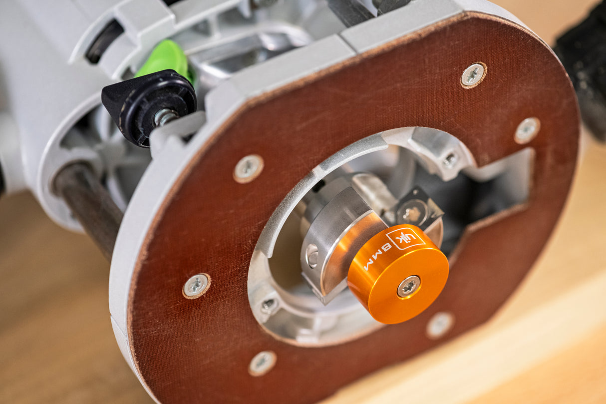 UJK 2-Wing Small Rebate Router Cutter with Metric Collars 1/2in Shank