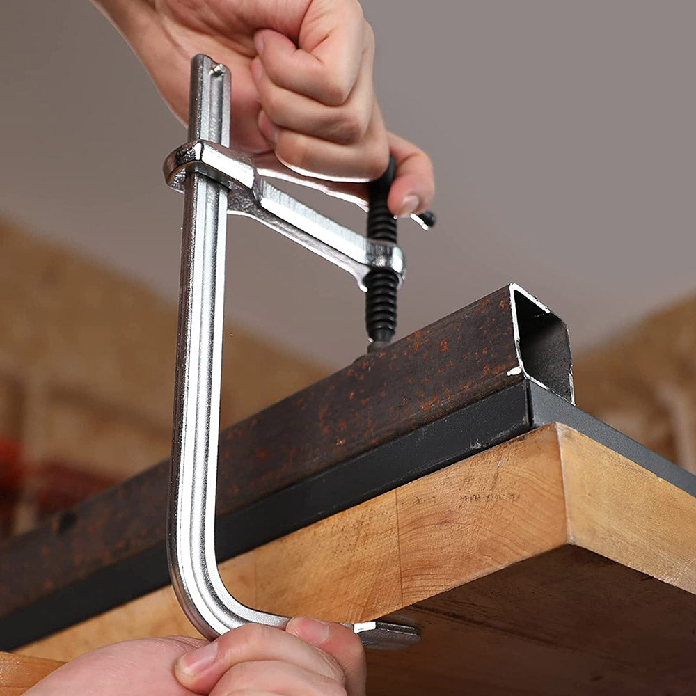 Pony Jorgensen 150mm Heavy Duty Bar Clamps chrome plated drop forged steel bar for superior rust resistance