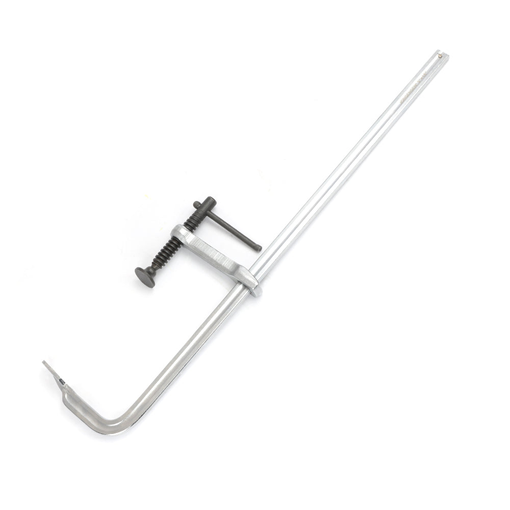 Pony Jorgensen 450mm Heavy Duty Bar Clamps angle view chrome plated for rust resistance