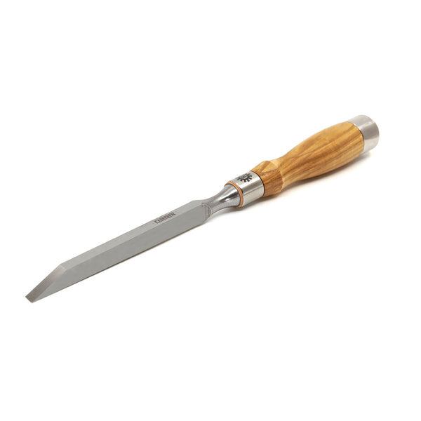 Narex Richter Cryogenic Steel Mortice Chisel with Ash Handle in action