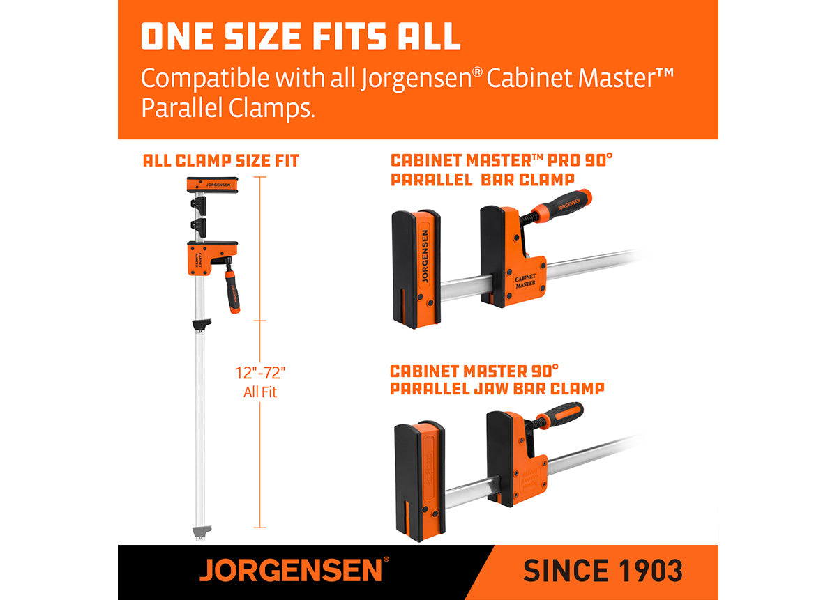 Pony Jorgensen Replacement Jaw Pads Pack of 3 for Cabinet Master Clamps