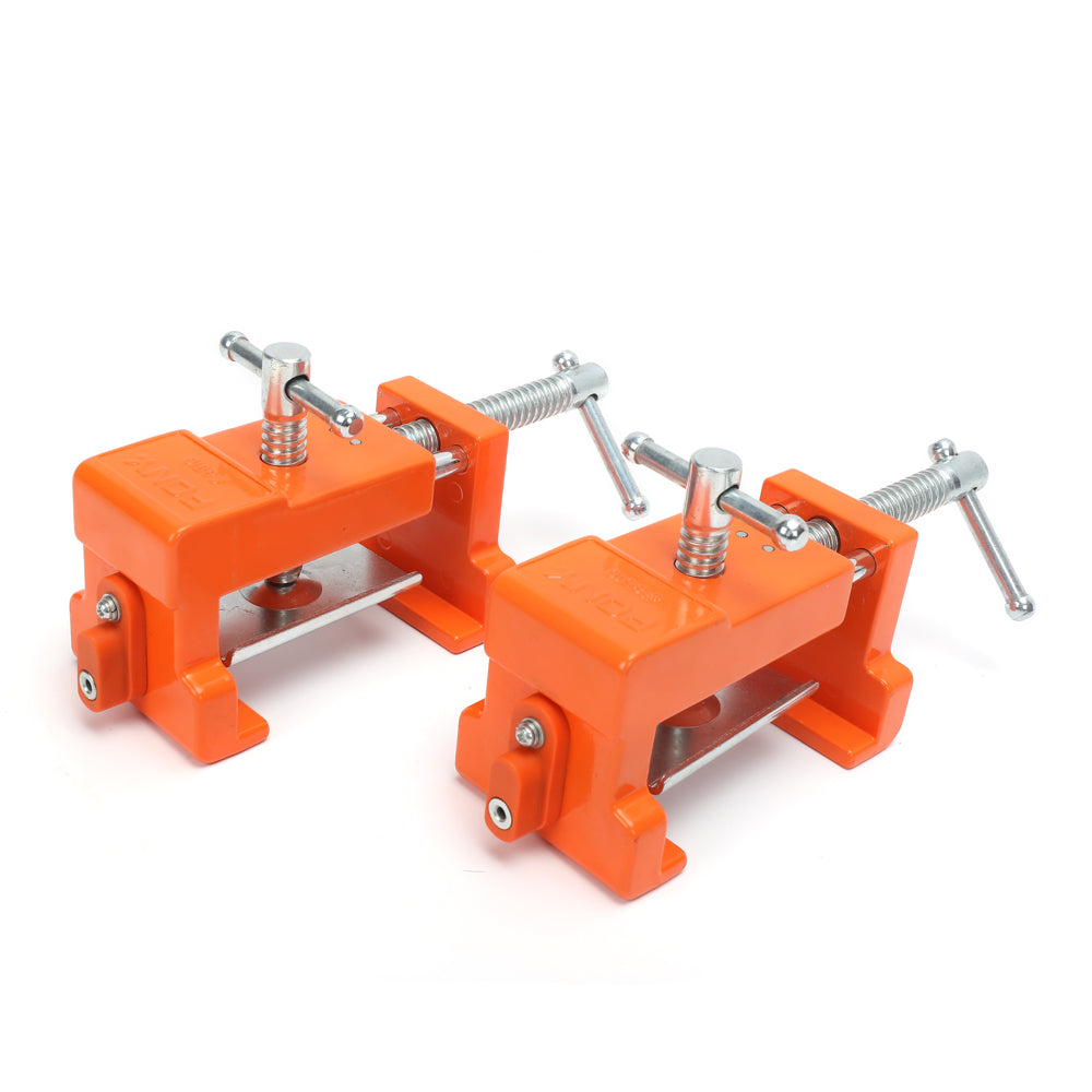 Pony Jorgensen Cabinet Claw Installation Clamp - 2 Pack in use on face frame cabinet installation