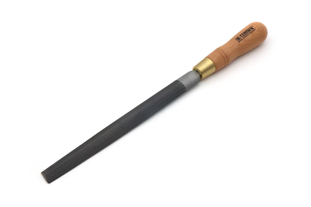 Narex Half-Round Engineers Files with Double-Cut on Timber Handle, Australian Woodworking Tools Store