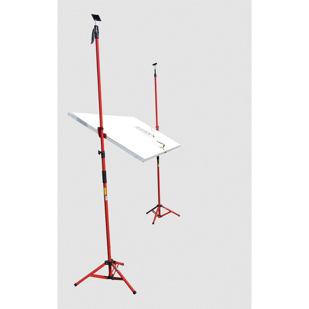 Fastcap 3rd Hand Hook & Hang accessory attached to main pole, versatile support arm for woodworking tasks