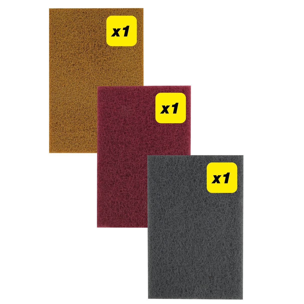 Trend Assorted Flexible Finishing Pads 150 x 230mm Pack of 3
