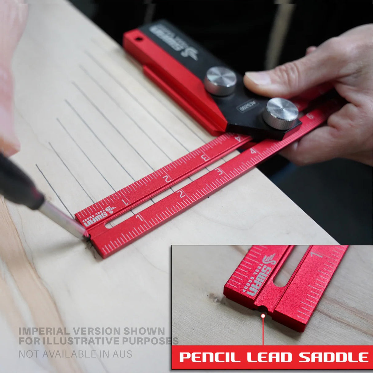 Swan Tool Group RIDGWAY Adjustable Carpenter Square 8in