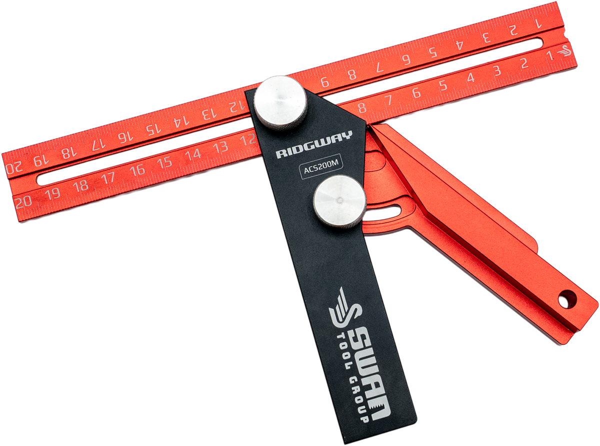 Swan Tool Group RIDGWAY Adjustable Carpenter Square 8in