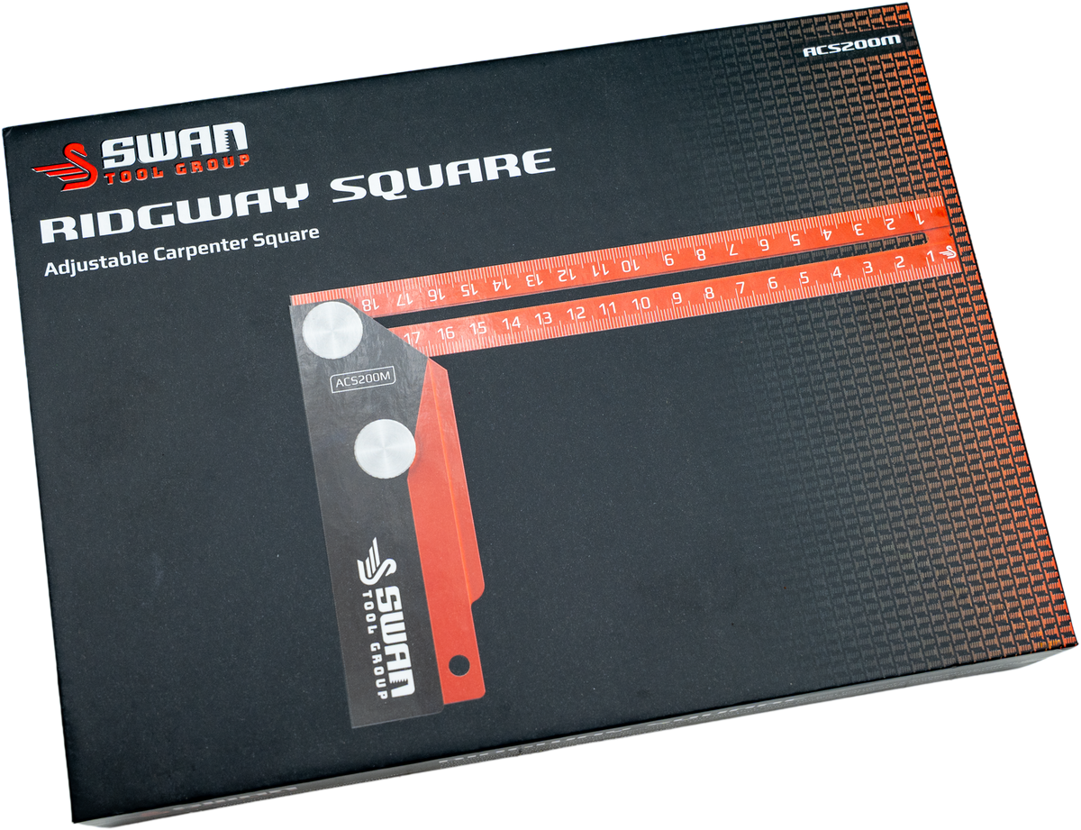 Swan Tool Group RIDGWAY Adjustable Carpenter Square 8in