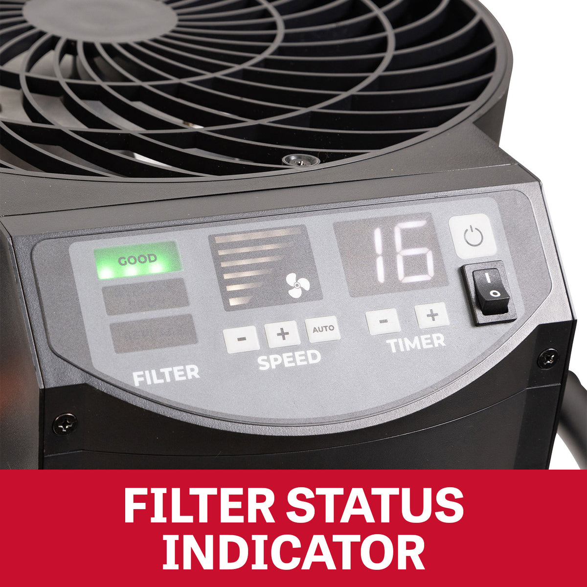 JET Tools 850CFM Air Filter Pedestal Room Cleaner