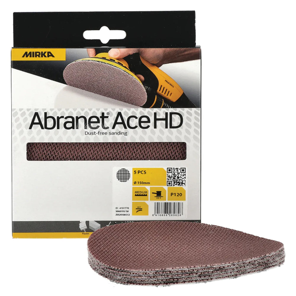 Mirka Abranet Ace HD Sanding Disc - 125mm Pack of 5