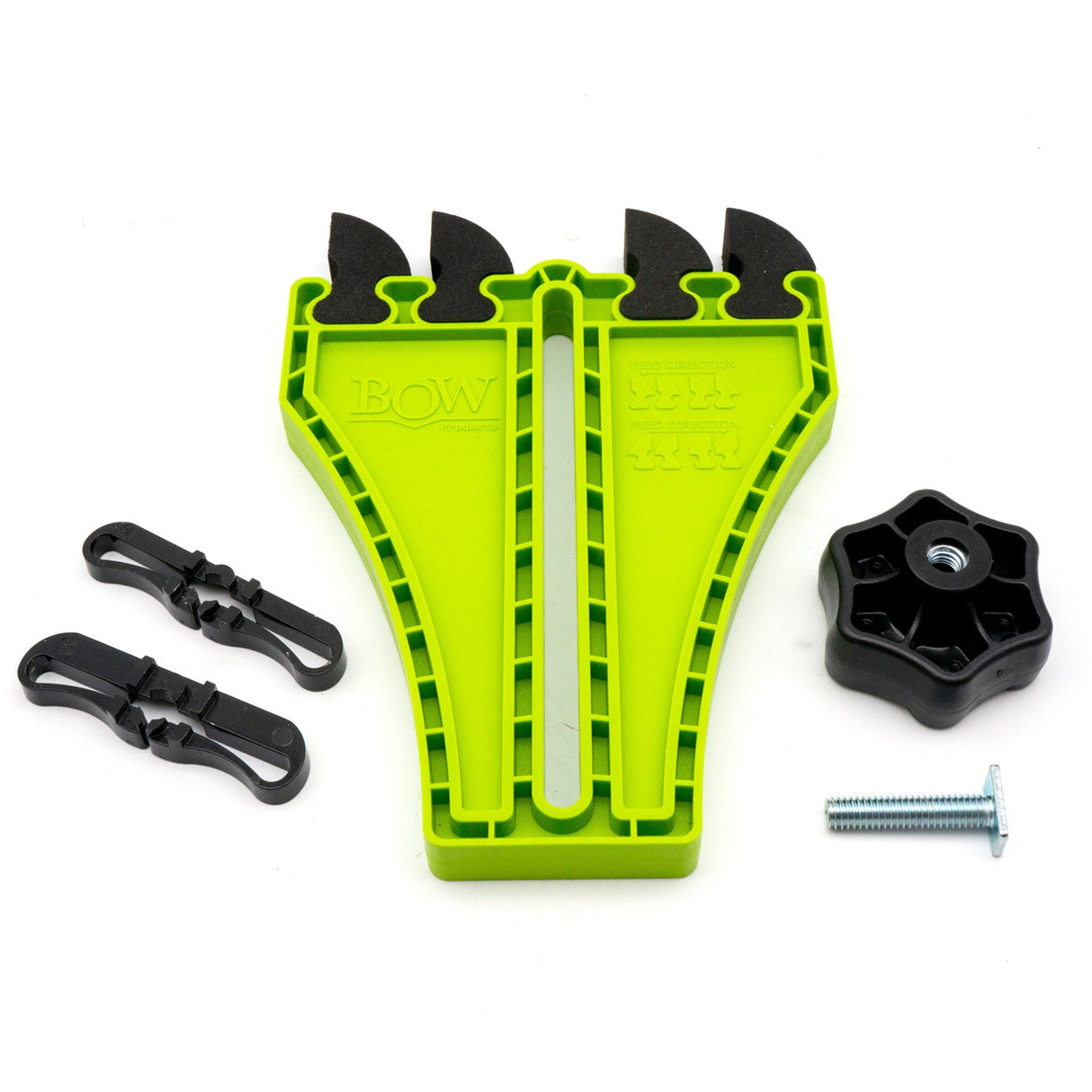 BOW Products PortaPRO Featherboard horizontal angle with EVA foam feathers