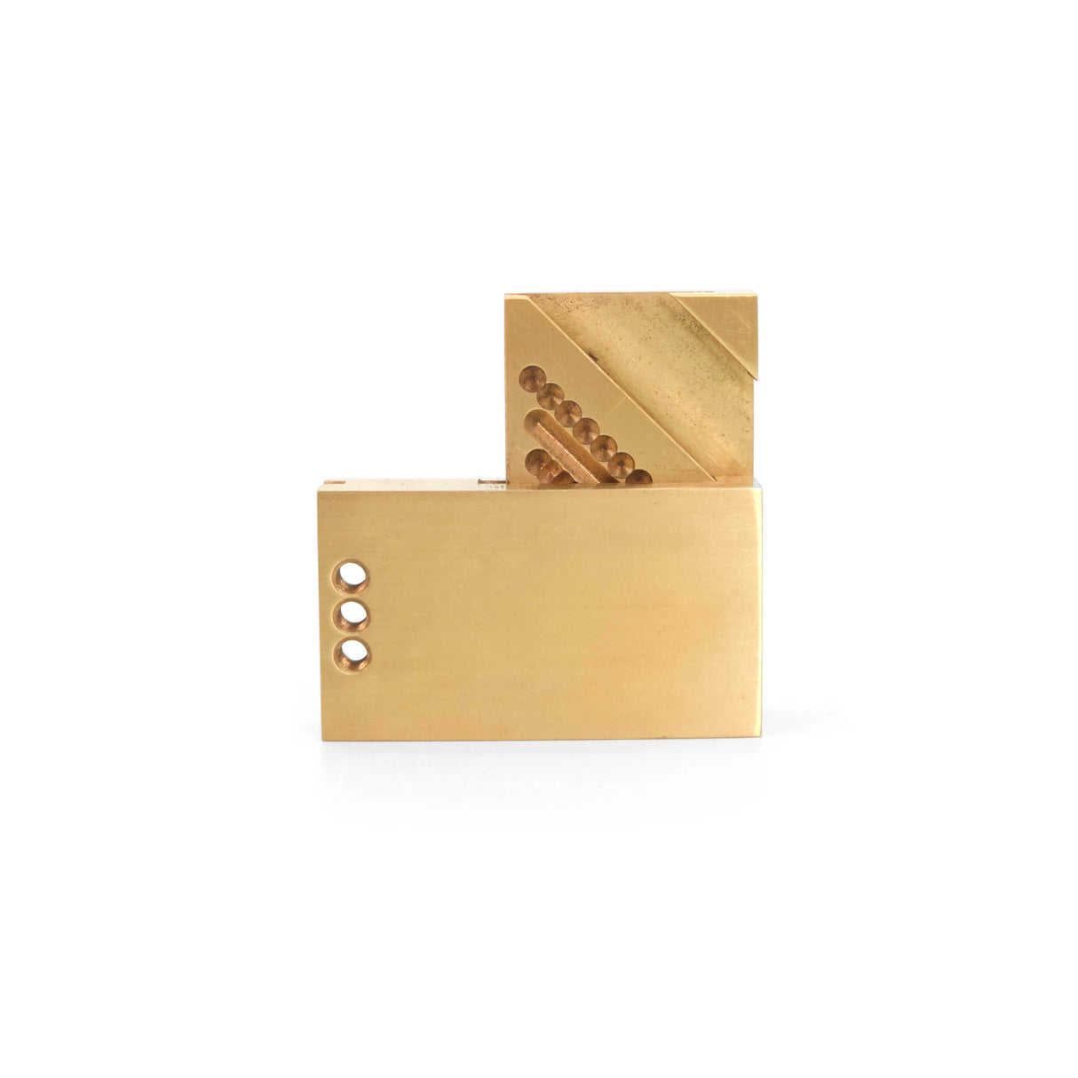 Ironbark Toolworks Brass Setup Block for Router Bits and Table Saw Blades, 45-Degree Guide - Image 3