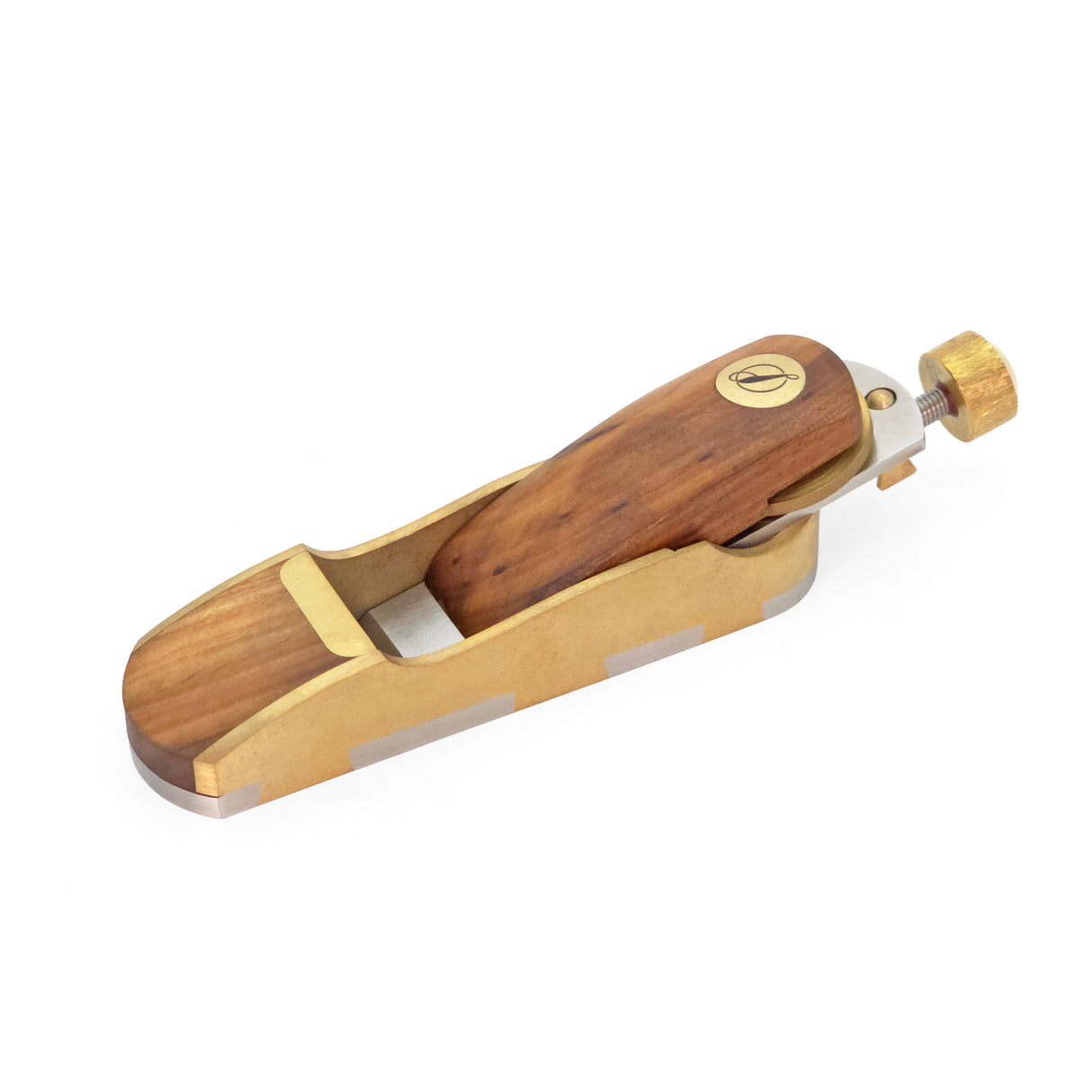 Ironbark Toolworks Infill Block Plane with v2 Adjuster and Mulga Inlay from Australia