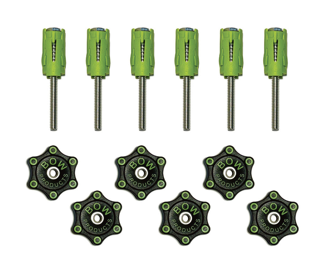 BOW Products Pack of Dogs Expandable Woodworking Bench Dogs in Use