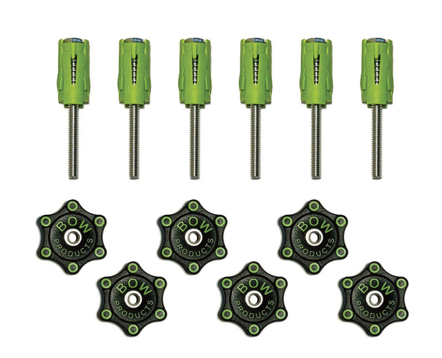 BOW Products Pack of Dogs Expandable Woodworking Bench Dogs in Use