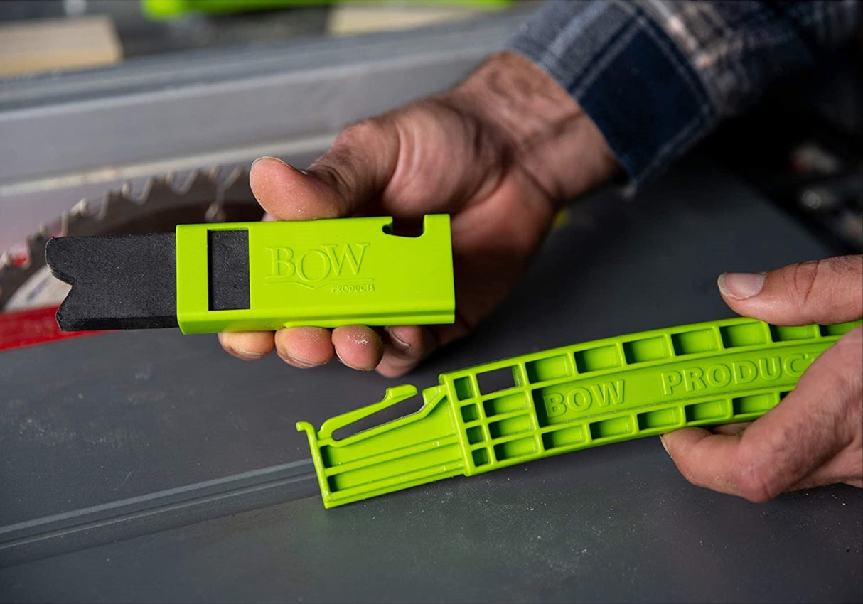 BOW PushPRO Push Stick with High Density Foam Tip for Woodworking - Angle View