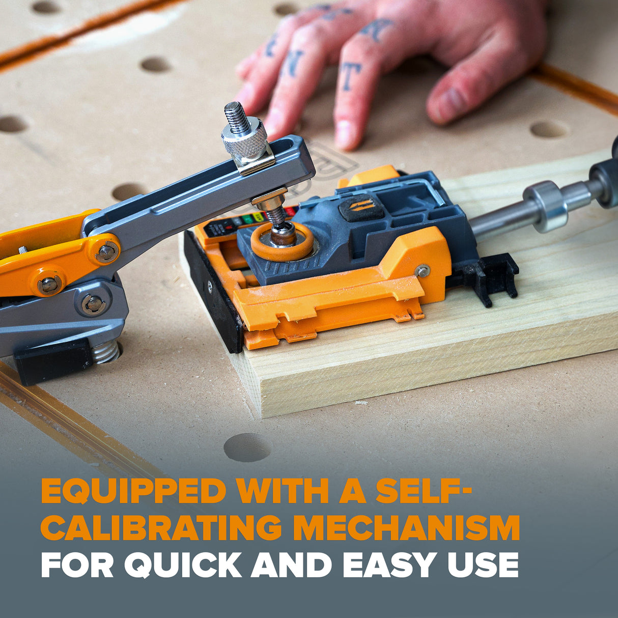 Compact self-adjusting pocket hole jig for precise wood joinery. Australian woodworking tools store