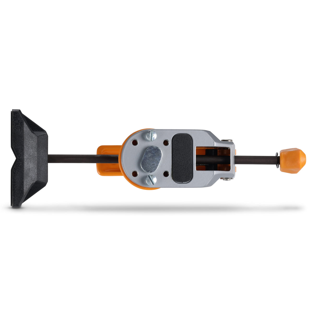 BORA Tool Auto Adjust Inline T-Track Toggle Clamp in use on woodworking project