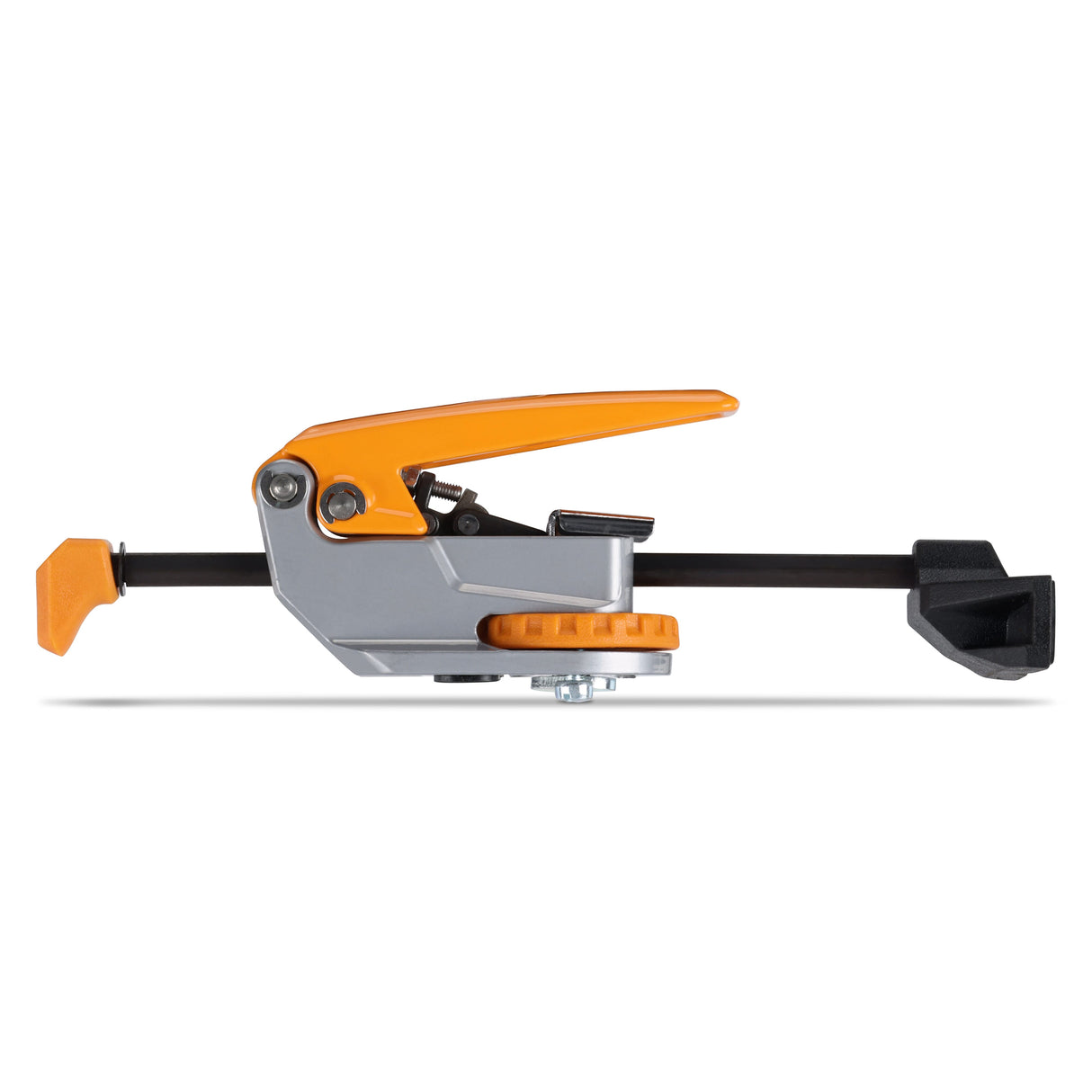 BORA Tool Auto Adjust Inline T-Track Toggle Clamp in action - 90mm Travel