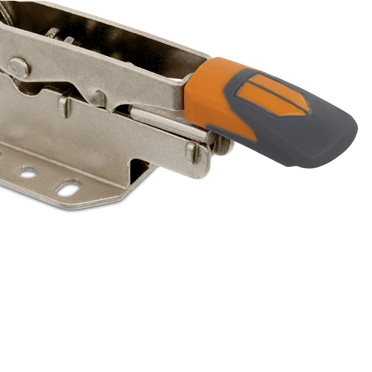 Australian woodworking tool store - BORA Small Toggle Auto Adjust Horizontal Clamp 30mm Travel - View of the clamp in action