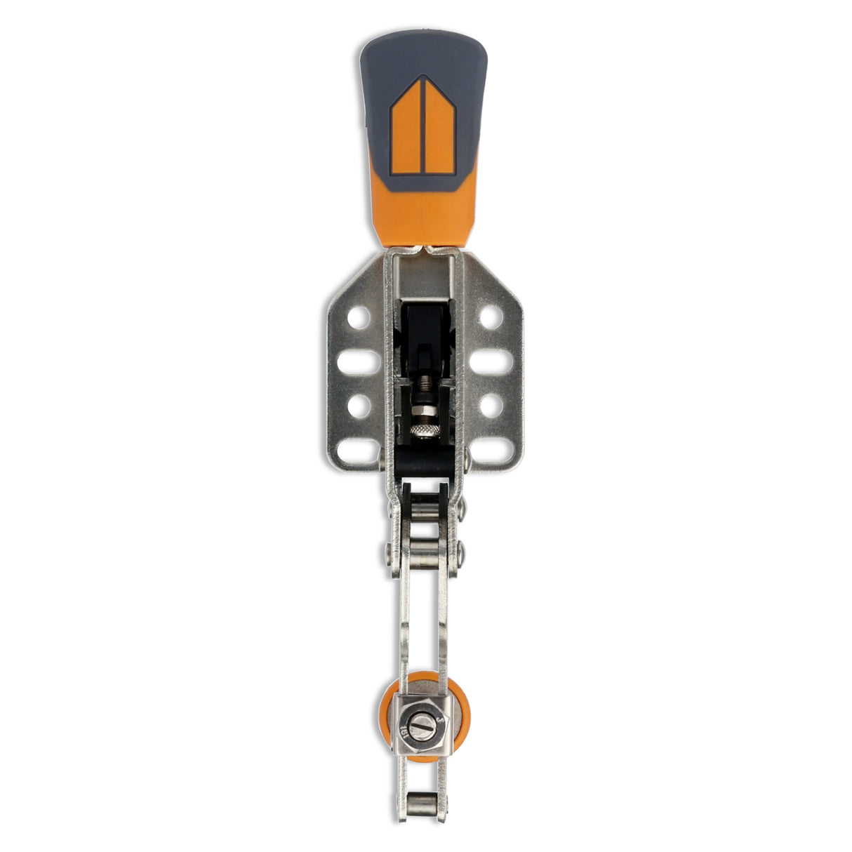 Australian BORA Tool Medium Toggle Auto Adjust Horizontal Clamp 40mm Travel - Close-up of robust adjustment mechanism