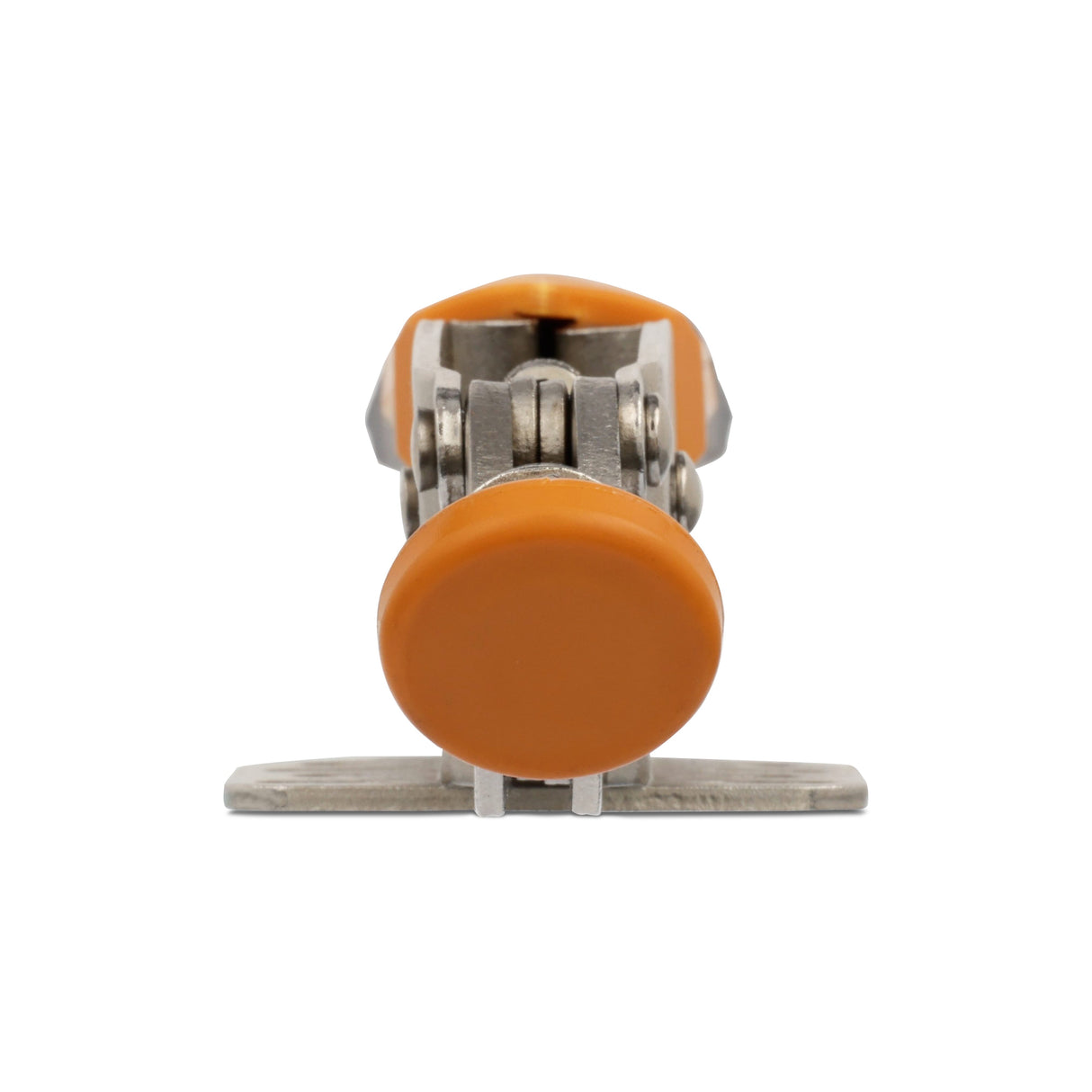 BORA Tool Large Auto Adjust Inline Toggle Clamp angled view in use