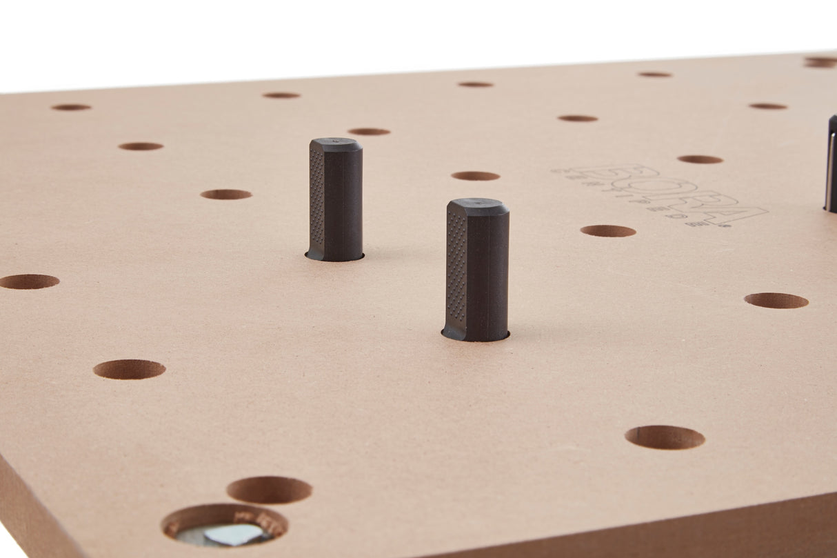 BORA Bench Dog T-Slot Connector pack of 4 in use on Centipede Work Stand