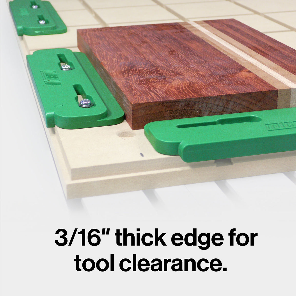 MicroJig MatchFit Edge Guide Kit showing precise work-holding fences in Australian woodworking tools store