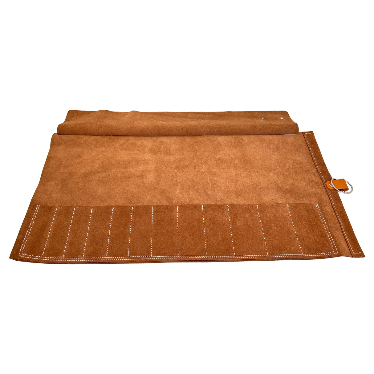 En Mina 12 Pocket Suede Chisel Roll