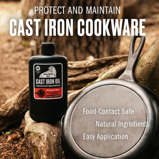 Walrus Oil Cast Iron Oil 8oz