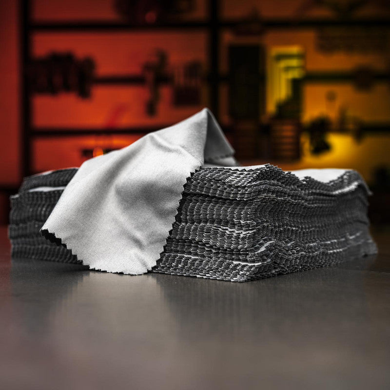 Carbon Method Coating Cloths Pack of 10 application cloth in use with Coating Applicator Block System