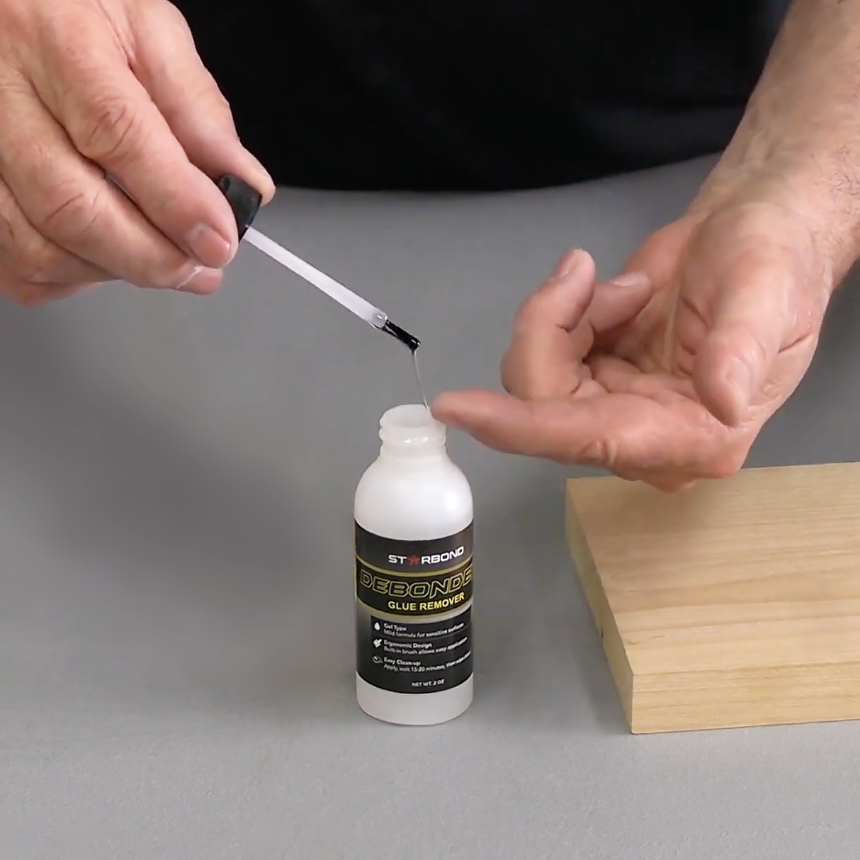 Starbond CA Glue Debonder 2oz - Gentle solution for sticky situations, skin-friendly remover