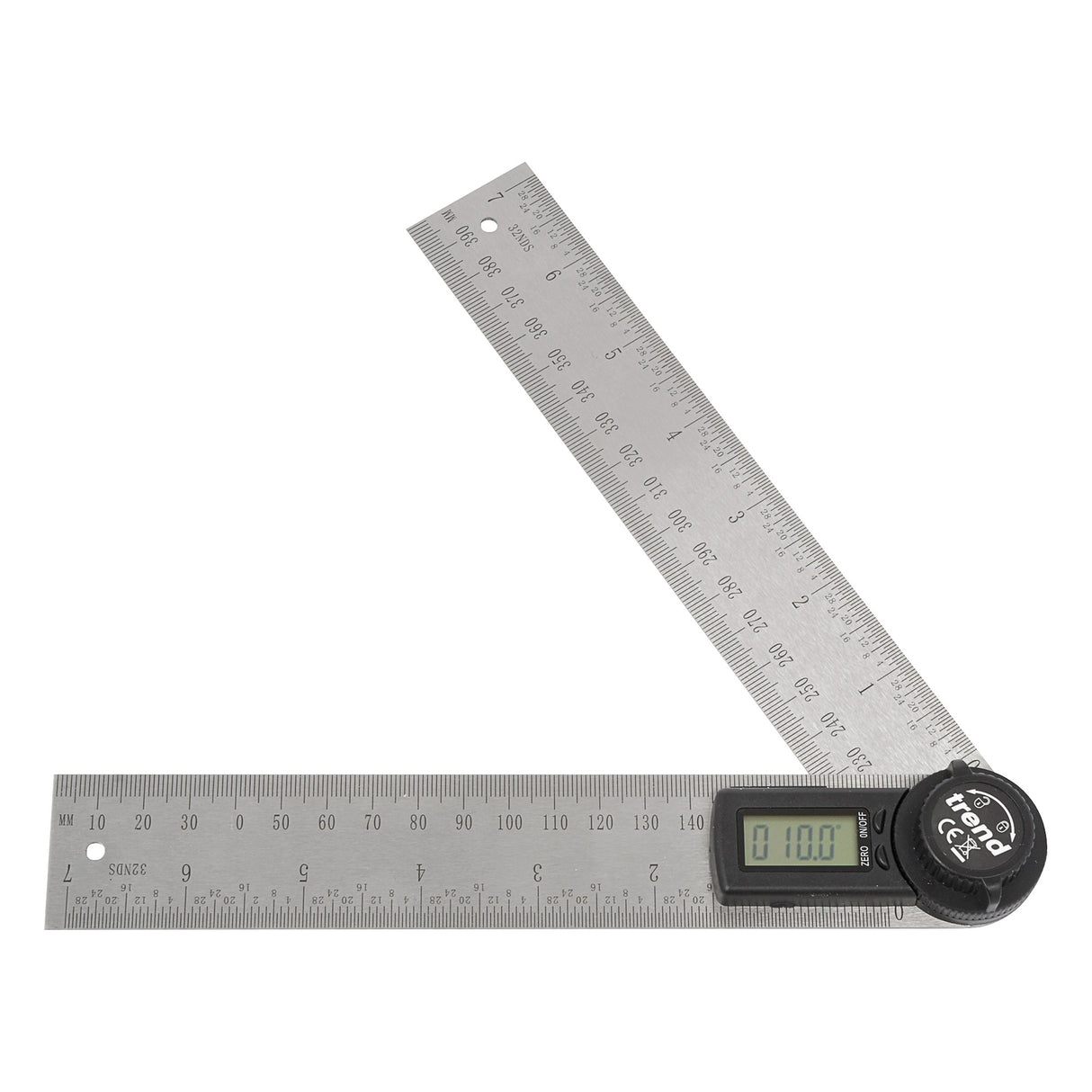 Trend Digital Angle Rule 360 Degrees Stainless Steel