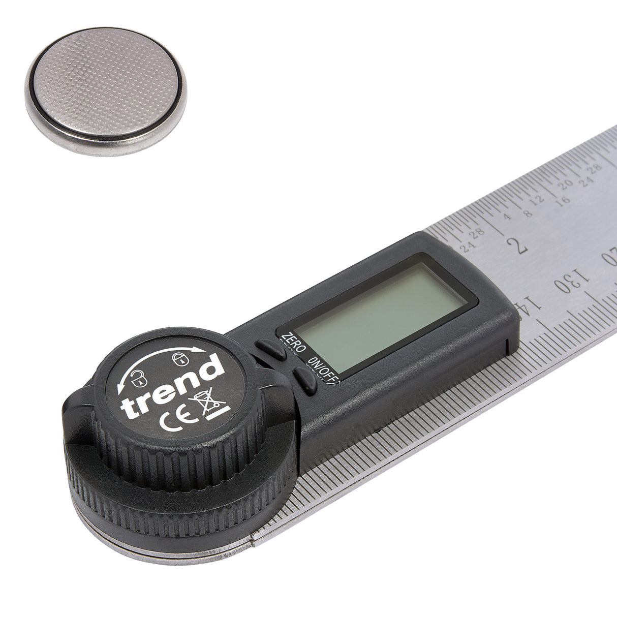Trend Digital Angle Rule 360 Degrees Stainless Steel