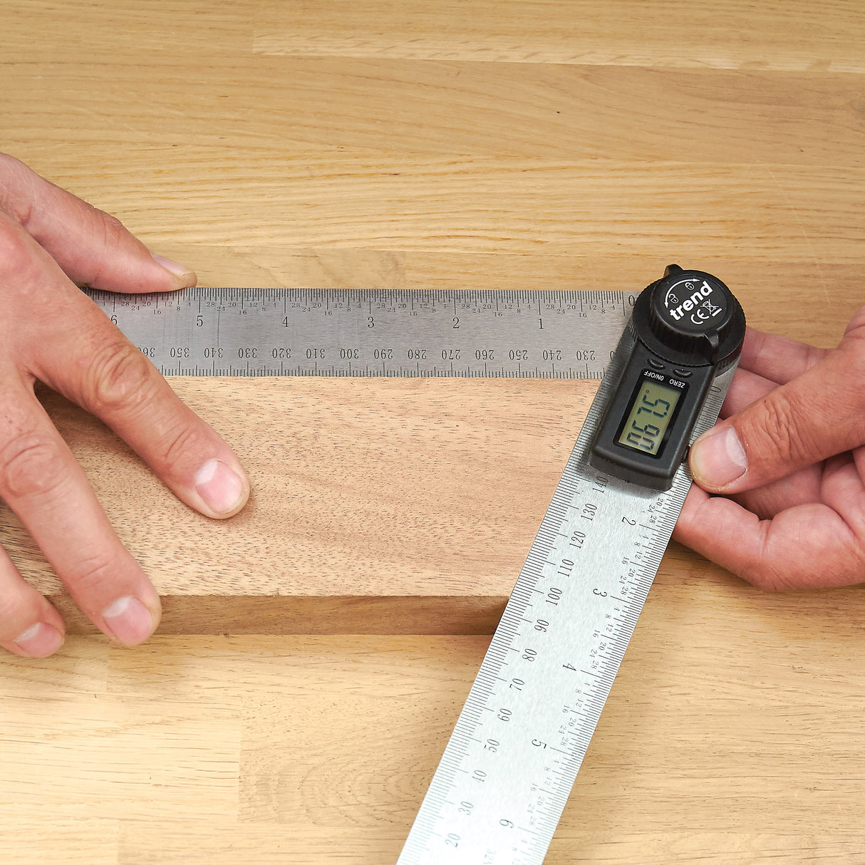 Trend Digital Angle Rule 360 Degrees Stainless Steel