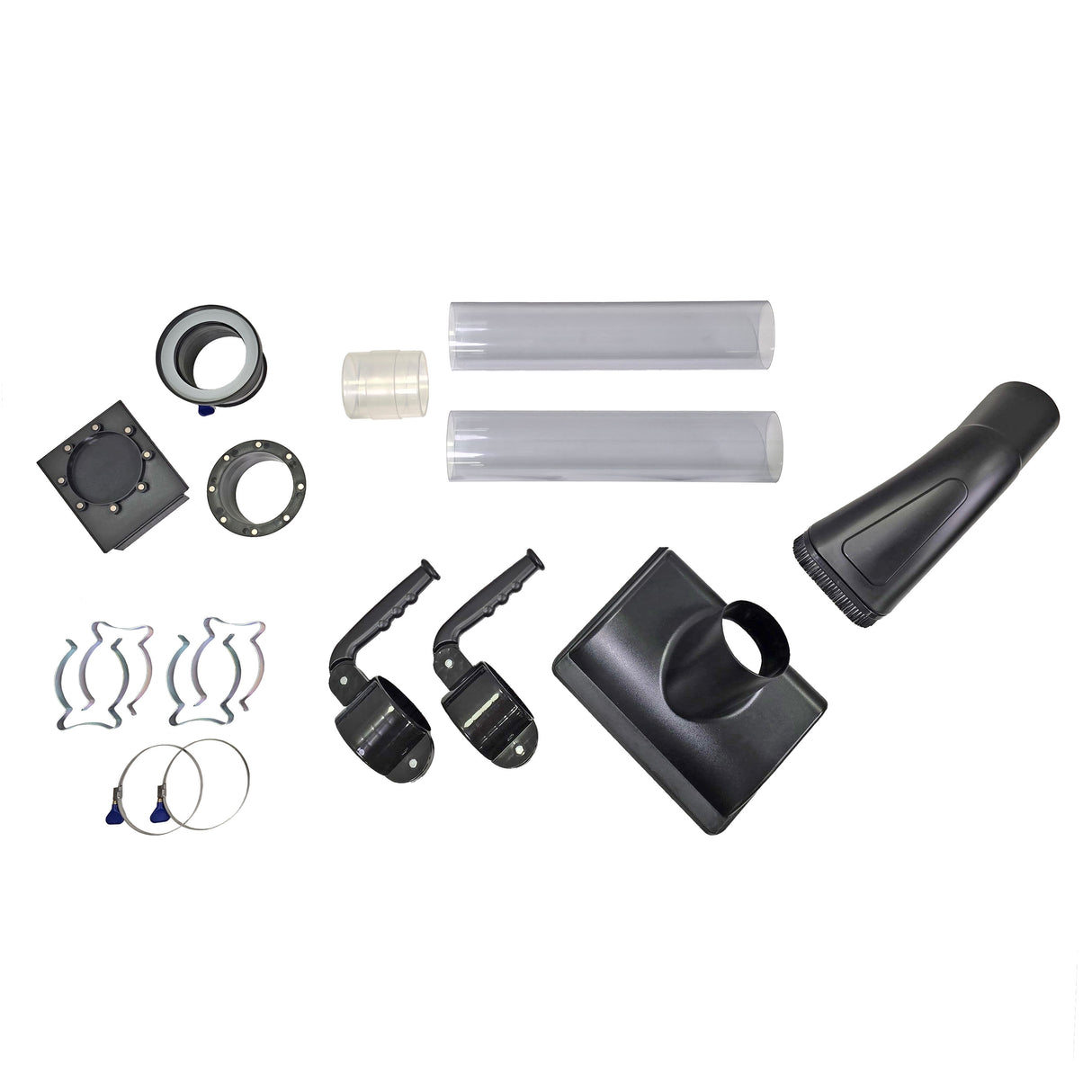 Sherwood Deluxe Magnetic Dust Extractor 100mm - Magnetic quick-connection detail for high-volume waste removal