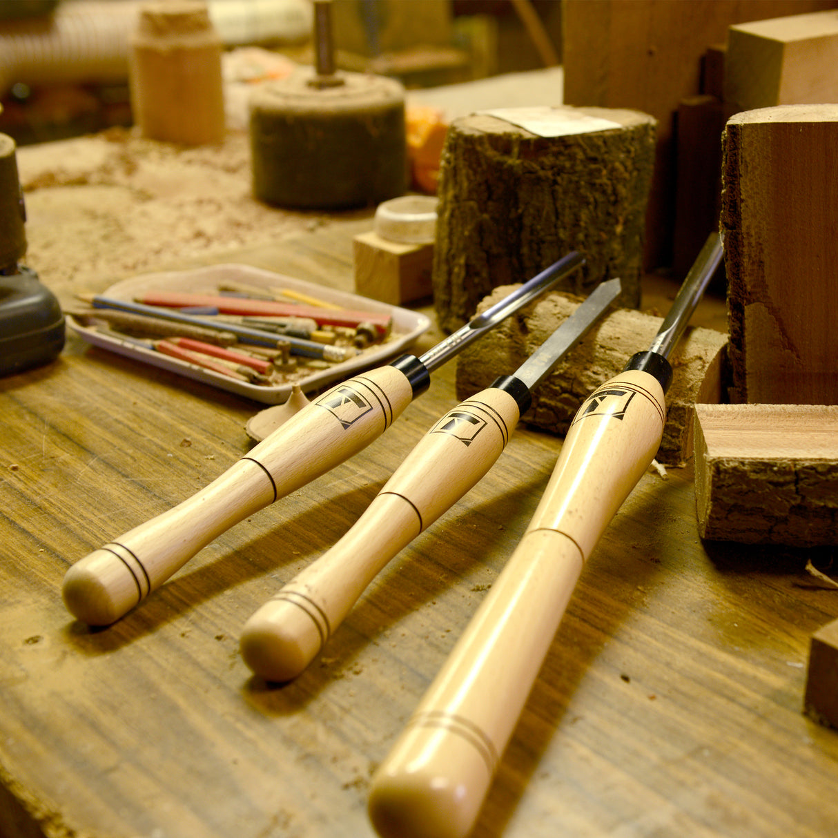 Torquata 6-Piece Large Woodturning Tool Set M2 HSS
