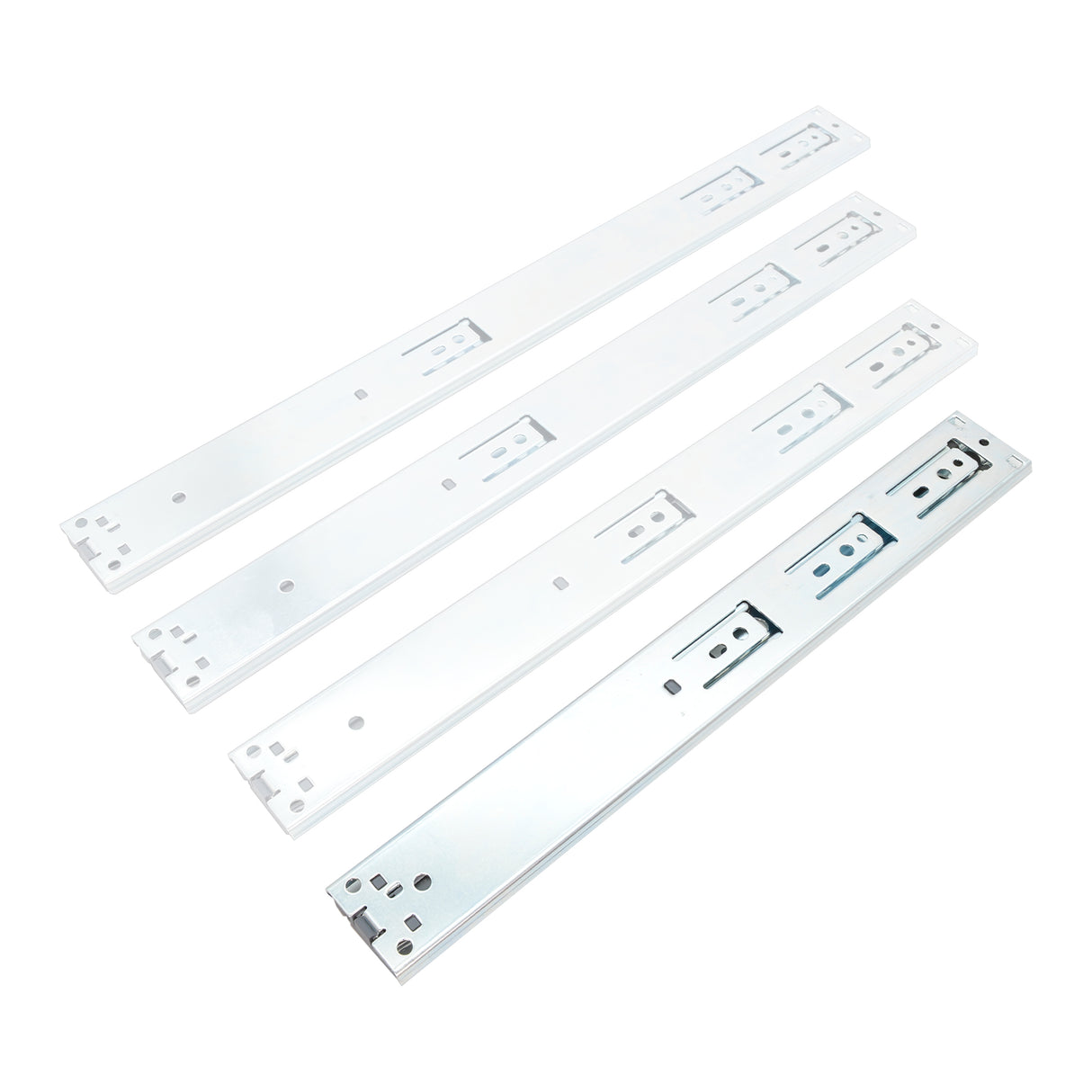 Soft Close Full-Extension Drawer Slides Side Mount 40kg Capacity