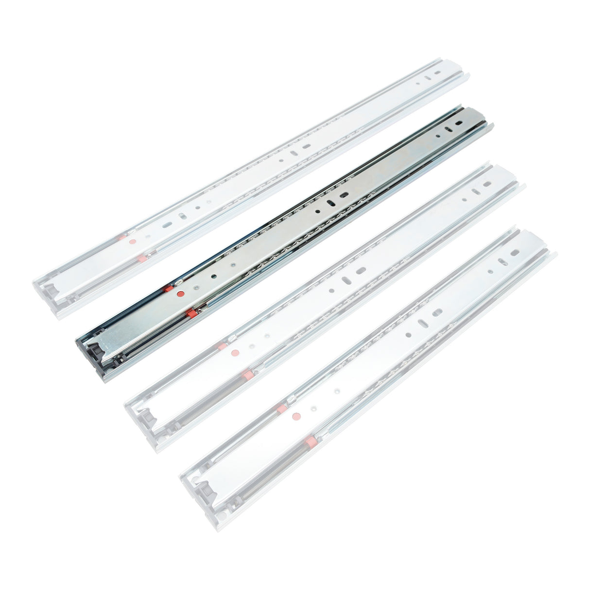 Soft Close Full-Extension Drawer Slides Side Mount 40kg Capacity