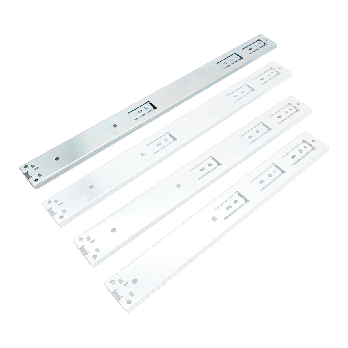 Soft Close Full-Extension Drawer Slides Side Mount 40kg Capacity