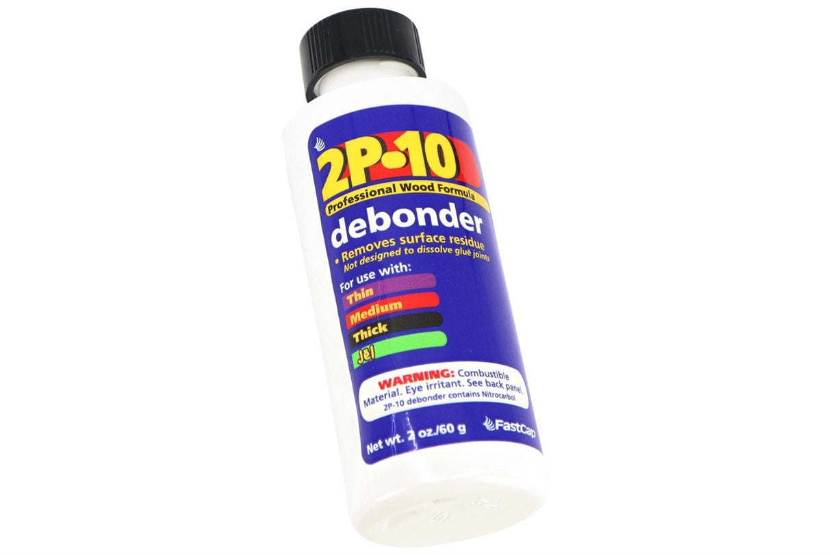 FastCap 2P-10 Glue Debonder Pump Bottle, 55ml (2oz) - Product angle view