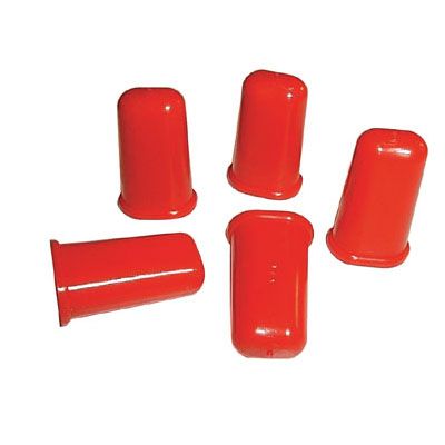 FastCap BabeBot Glue Pot Dispenser Bottle Replacement Caps in red for non-drip 112mL pack of 5