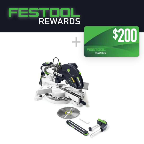 Festool KS 120R KAPEX 260mm Slide Compound Mitre Saw