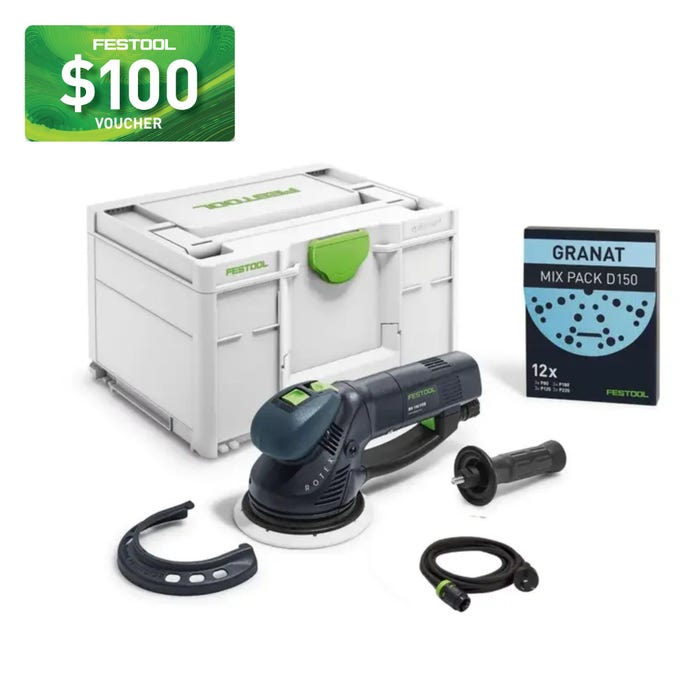 Festool RO 150mm ROTEX 3-in-1 Random Orbital Sander in Systainer