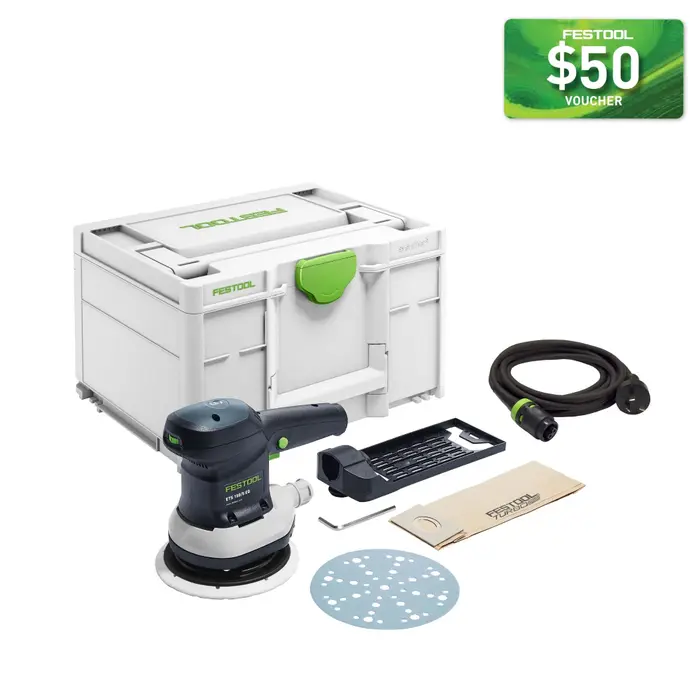Festool ETS 150mm Random Orbital 5mm Sander in Systainer