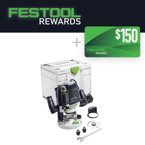 Festool OF 2200 80mm Plunge Router in Systainer