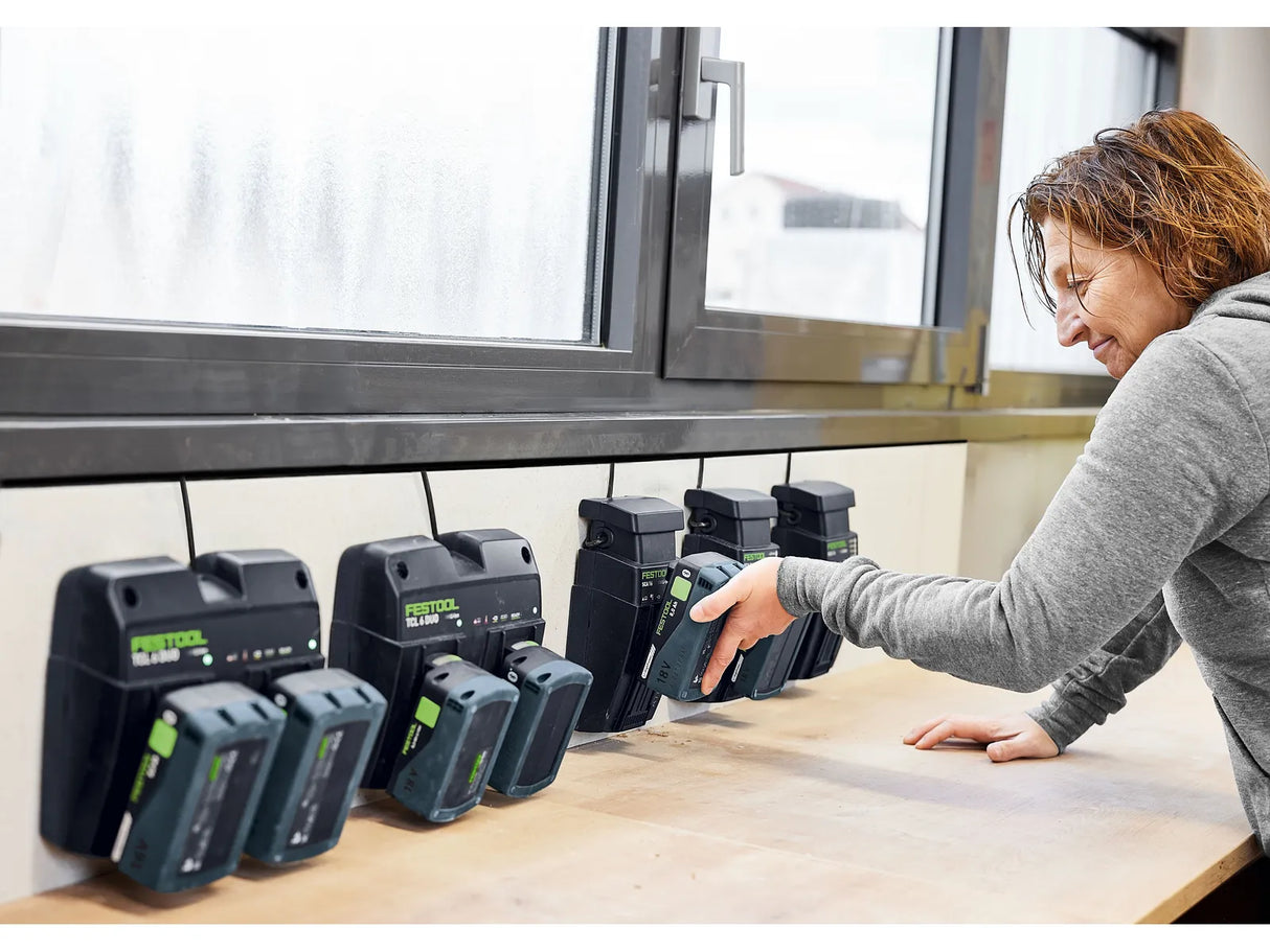 Festool SYS 18V Energy Set 2 x 5.0Ah TCL6 Duo in Systainer
