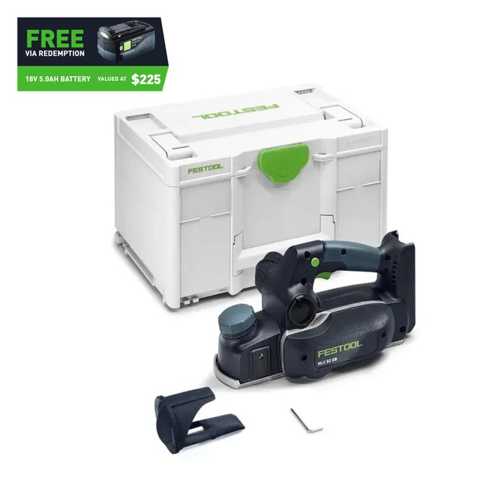 Festool HLC 82 Cordless Planer Spiral Blade 18V in Systainer