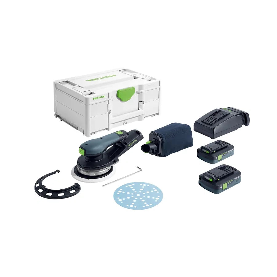 Festool ETSC 2 Cordless Random Orbital 18V 150mm 3.5mm Sander with Bluetooth 4.0Ah Set in Systainer